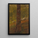 Baumstamm - Frederic Edwin Church — gerahmtes Bild an der Wand