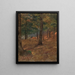 Szenen im Wald - Frederic Edwin Church — gerahmtes Bild an der Wand