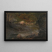 Fluss im Wald - Frederic Edwin Church — gerahmtes Bild an der Wand