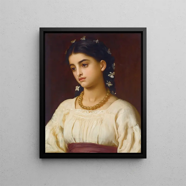 Catherine - Frederic Leighton — gerahmtes Bild an der Wand
