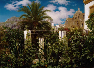 Frederic Leighton - Garden of an Inn Capri.webp