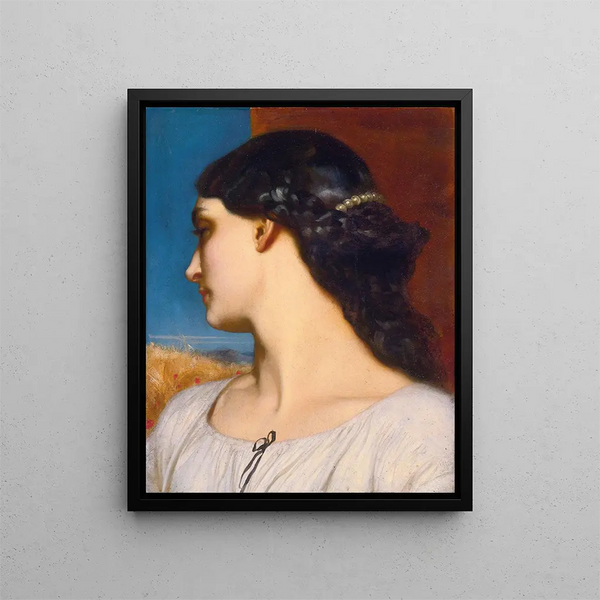 La Nanna - Frederic Leighton — gerahmtes Bild an der Wand