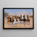 Eine Holzjagd - Frederic Remington — gerahmtes Bild an der Wand
