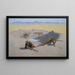 Kampf um die Wasserstelle - Frederic Remington — gerahmtes Bild an der Wand