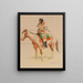 Métis - Frederic Remington — gerahmtes Bild an der Wand