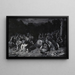 Rassemblement indien - Frederic Remington — gerahmtes Bild an der Wand