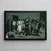Dorf der Indianer Pueblo - Frederic Remington — gerahmtes Bild an der Wand