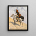 Der Signal der Decke - Frederic Remington — gerahmtes Bild an der Wand