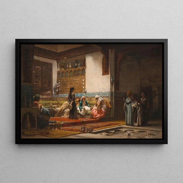 Frederick Arthur Bridgman - Moorish Interior.webp