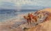 Sur la côte de Tanger l'Atlantique - Frederick Arthur Bridgman — Ansicht des Kunstwerks