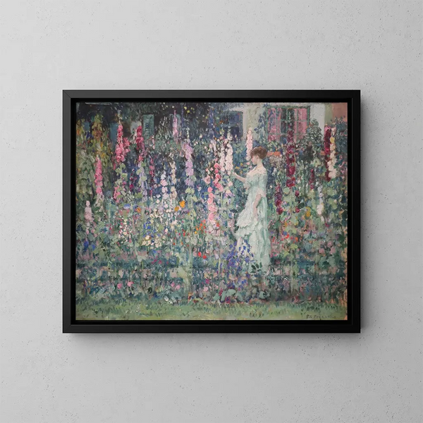 Althéas - Frederick Carl Frieseke — gerahmtes Bild an der Wand
