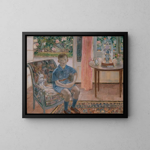Jugend - Frederick Carl Frieseke — gerahmtes Bild an der Wand