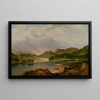 Frederick Debourg Richards - Benvenue Rising Over Loch Achray Scotland.webp