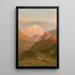 Montagnes de l'Ouest - Frederick De Bourg Richards — gerahmtes Bild an der Wand