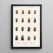 Insecta Coleoptera Pl 038 - Frederick DuCane Godman — gerahmtes Bild an der Wand