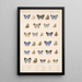 Insecta Lepidoptera Rhopalocera Pl 054 - Frederick DuCane Godman — gerahmtes Bild an der Wand