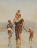 Verlassen des Dorfes - Frederick Goodall — Ansicht des Kunstwerks