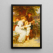 Lernen, Trompete zu spielen - Frederick Morgan — gerahmtes Bild an der Wand