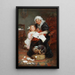 Der reuige Welpe - Frederick Morgan — gerahmtes Bild an der Wand