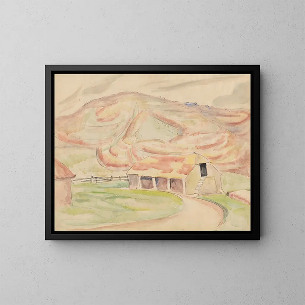 Skizzenbuch 3 - Frederick Porter — gerahmtes Bild an der Wand