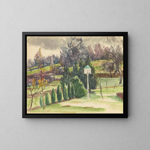 Fred J. Porter Skizzenbuch-Gemälde 14 - Frederick Porter — gerahmtes Bild an der Wand