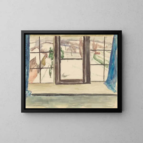 Fred J. Porter Skizzenbuch-Gemälde 17 - Frederick Porter — gerahmtes Bild an der Wand