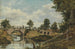 Ein alte Brücke in Hendon Middlesex - Frederick Waters Watts — Ansicht des Kunstwerks
