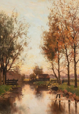 Fredericus Jacobus van Rossum du Chattel - A waterway.webp