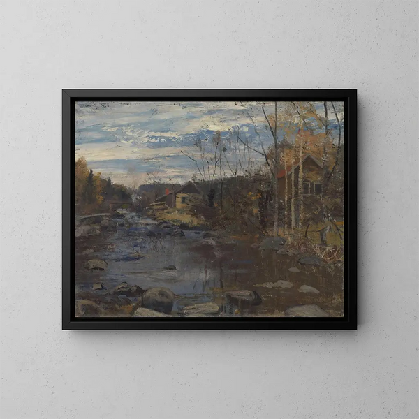 De Sandvikselven - Frederik Collett — gerahmtes Bild an der Wand
