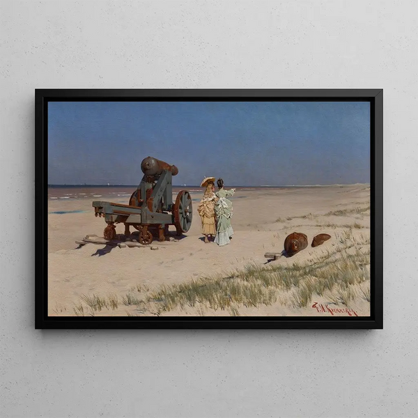 Am Meerufer - Frederik Hendrik Kaemmerer — gerahmtes Bild an der Wand