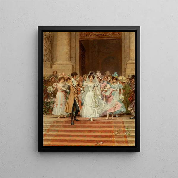 L Hochzeitskirche von St Roch Paris - Frederik Hendrik Kaemmerer — gerahmtes Bild an der Wand
