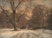 Winterlandschaft, Motiv von Jægersborg Dyrehave - Frederik Rohde — Ansicht des Kunstwerks