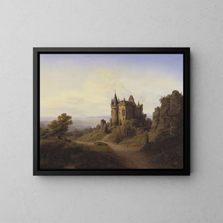 Frederik Sdring - Slottet Bresheim ved Eifelfloden.webp
