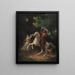 Graf Otto von Oldenburg mit dem Oldenburger Horn - Frederik Storch — gerahmtes Bild an der Wand