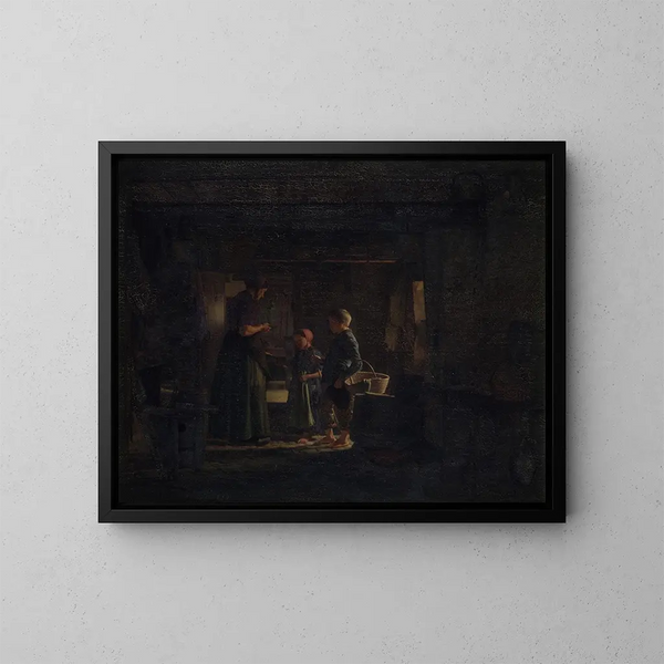 Auf der Suche nach der Unschuld - Frederik Vermehren — gerahmtes Bild an der Wand