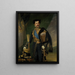 Oscar I. 1799-1859 König von Schweden und Norwegen - Fredric Westin — gerahmtes Bild an der Wand
