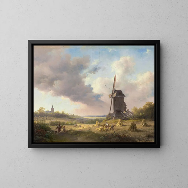 August - Fredrik Marinus Kruseman — gerahmtes Bild an der Wand