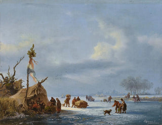 Januar - Fredrik Marinus Kruseman — Ansicht des Kunstwerks