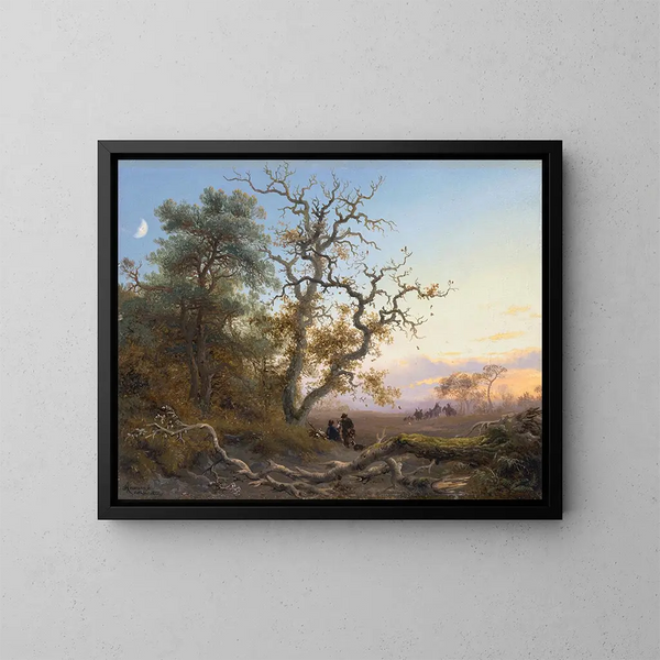 Oktober - Fredrik Marinus Kruseman — gerahmtes Bild an der Wand