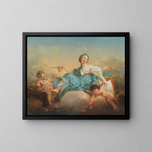 Aurore - Französische Schule — gerahmtes Bild an der Wand