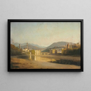 French School - Florence Looking East Along The Arno.webp
