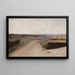 Ein Landschaft, die Insel Mors, Jütland - Fridolin Johansen — gerahmtes Bild an der Wand