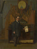 Michael Welte vor einem Orchestrion in seinem Atelier in Vhrenbach - Fridolin Seiber — Ansicht des Kunstwerks