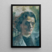 Portrait einer Dame - Friedl Dicker-Brandeis — gerahmtes Bild an der Wand