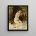 Studie eines Akts - Friedrich August von Kaulbach — gerahmtes Bild an der Wand
