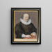 Jakob Seigneur de Hohengeroldseck und Sulz - Friedrich Brentel — gerahmtes Bild an der Wand