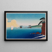 Die Inseln von Matsushima - Friedrich Capelari — gerahmtes Bild an der Wand