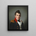 Louis de Coninck - Friedrich Carl Gröger — gerahmtes Bild an der Wand