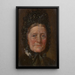 Marie Deutsch Mutter des Künstlers - Friedrich Deutsch — gerahmtes Bild an der Wand