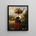 De retour des champs - Friedrich Eduard Meyerheim — gerahmtes Bild an der Wand